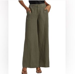 L'Agence Bria High waist wide leg linen pants Sz.26